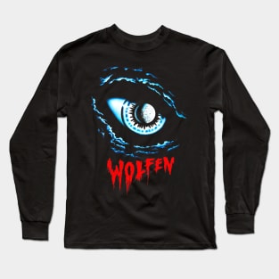 80s Wolfen Horror Movie Long Sleeve T-Shirt